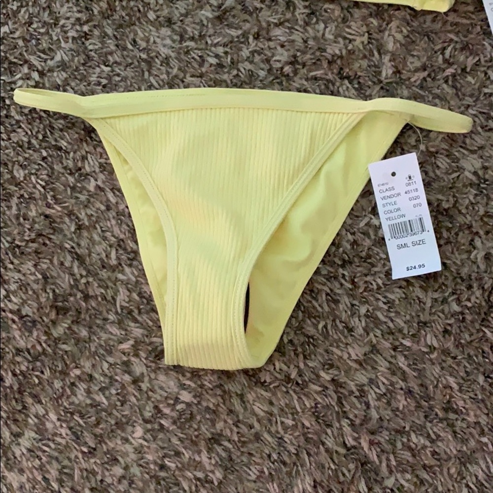 PacSun yellow bikini bottoms